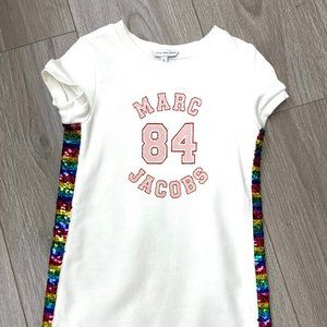 Marc Jacobs sequin sweatshirt dress